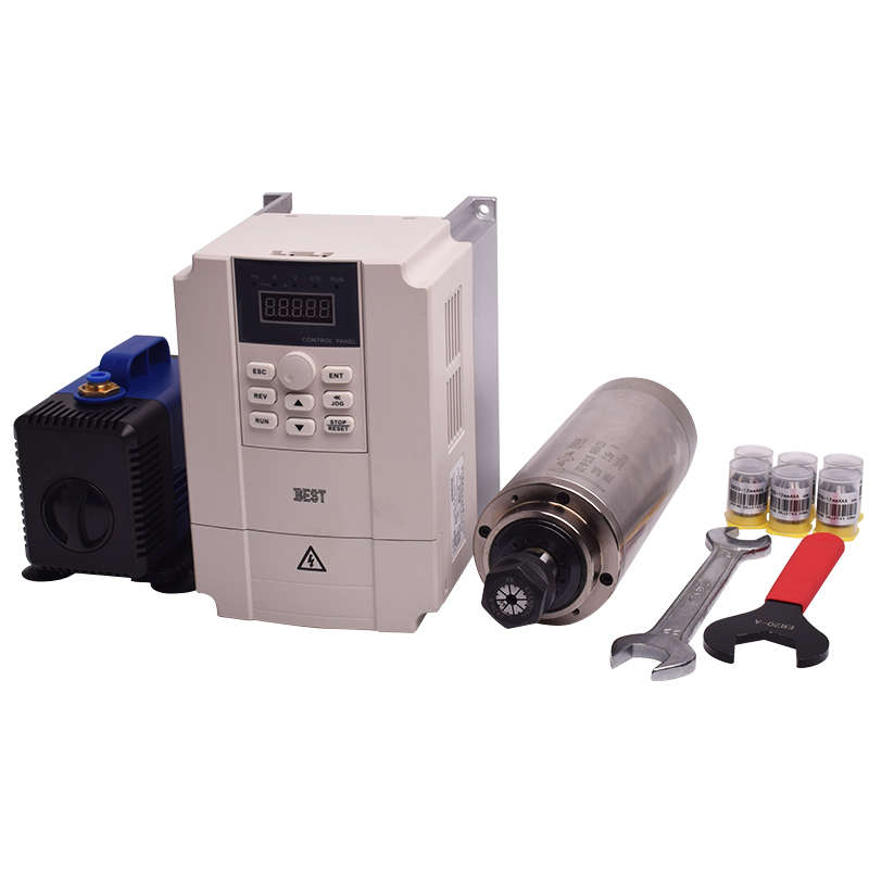저렴한 가격에 고속으로 작동하는 GDZ 스핀들과 VFD - 2.2Kw Water Cooled Spindle Kit Vfd 리뷰 및 가격